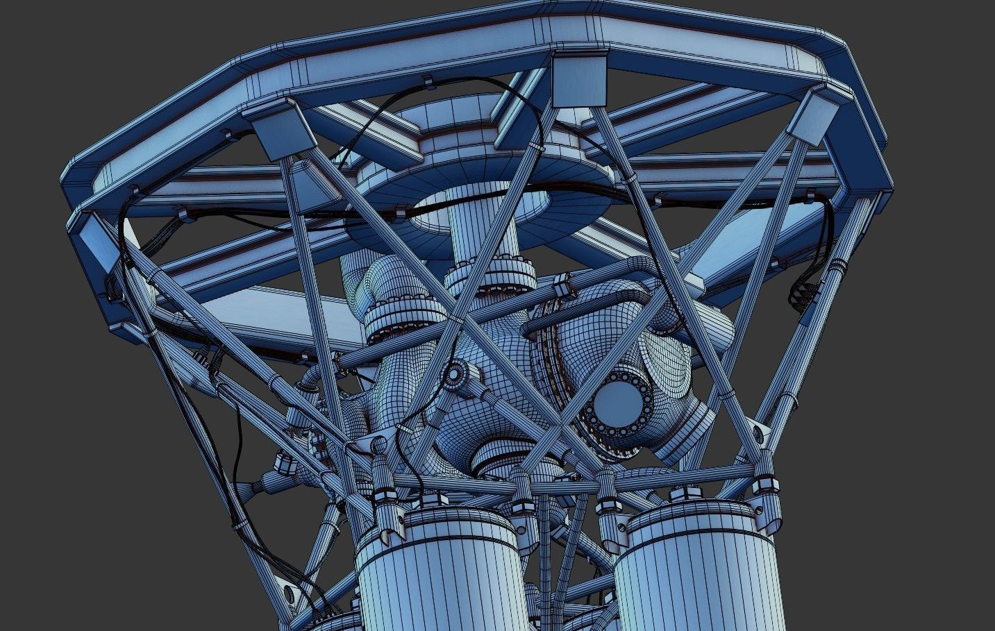 RD-108 Rocket engine 3D model_29