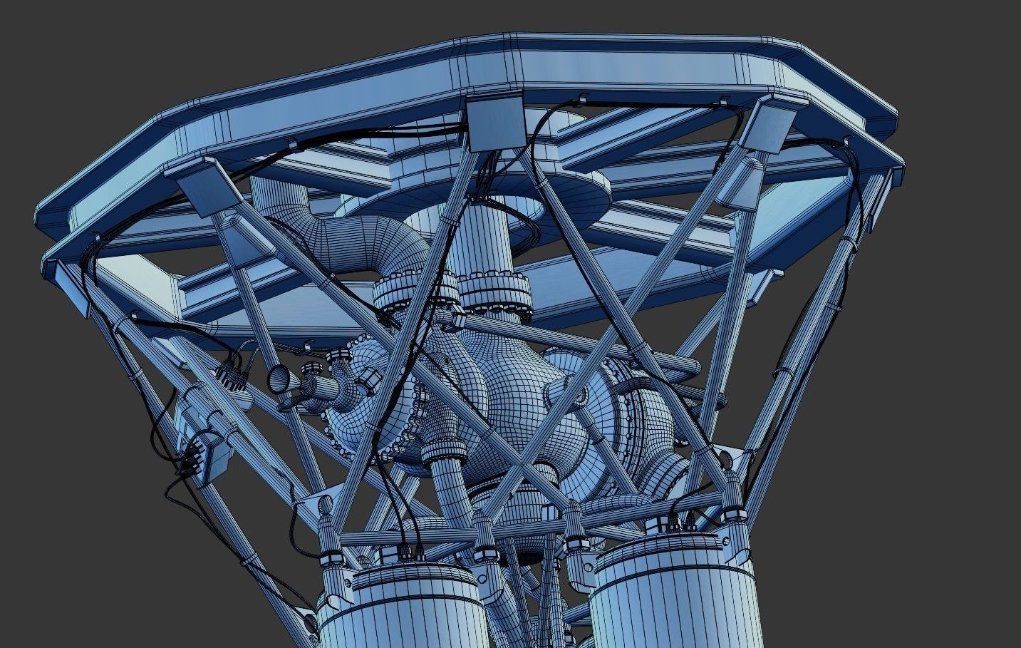 RD-108 Rocket engine 3D model_32