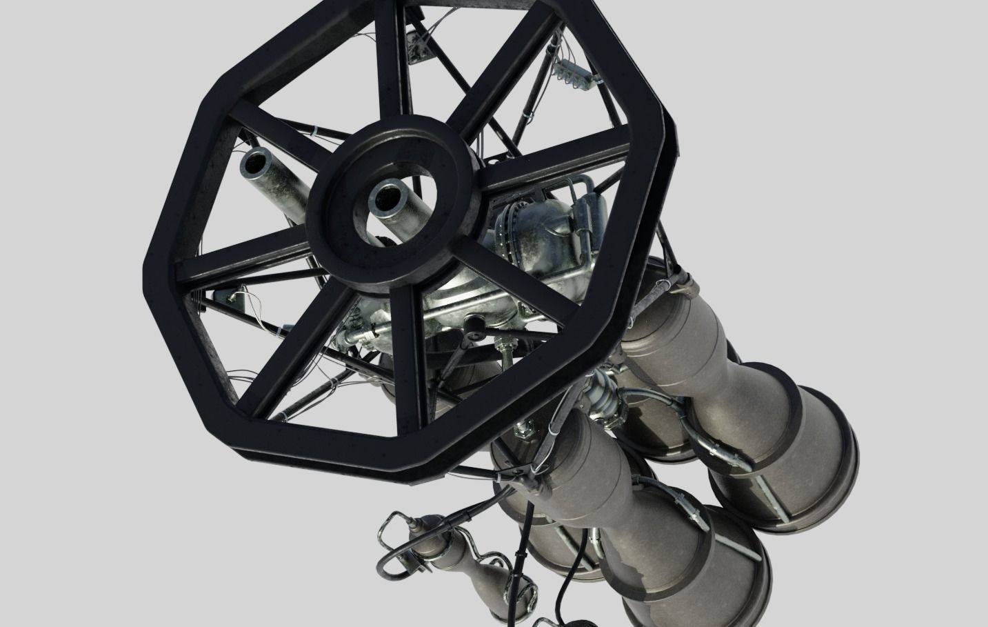 RD-108 Rocket engine 3D model_6
