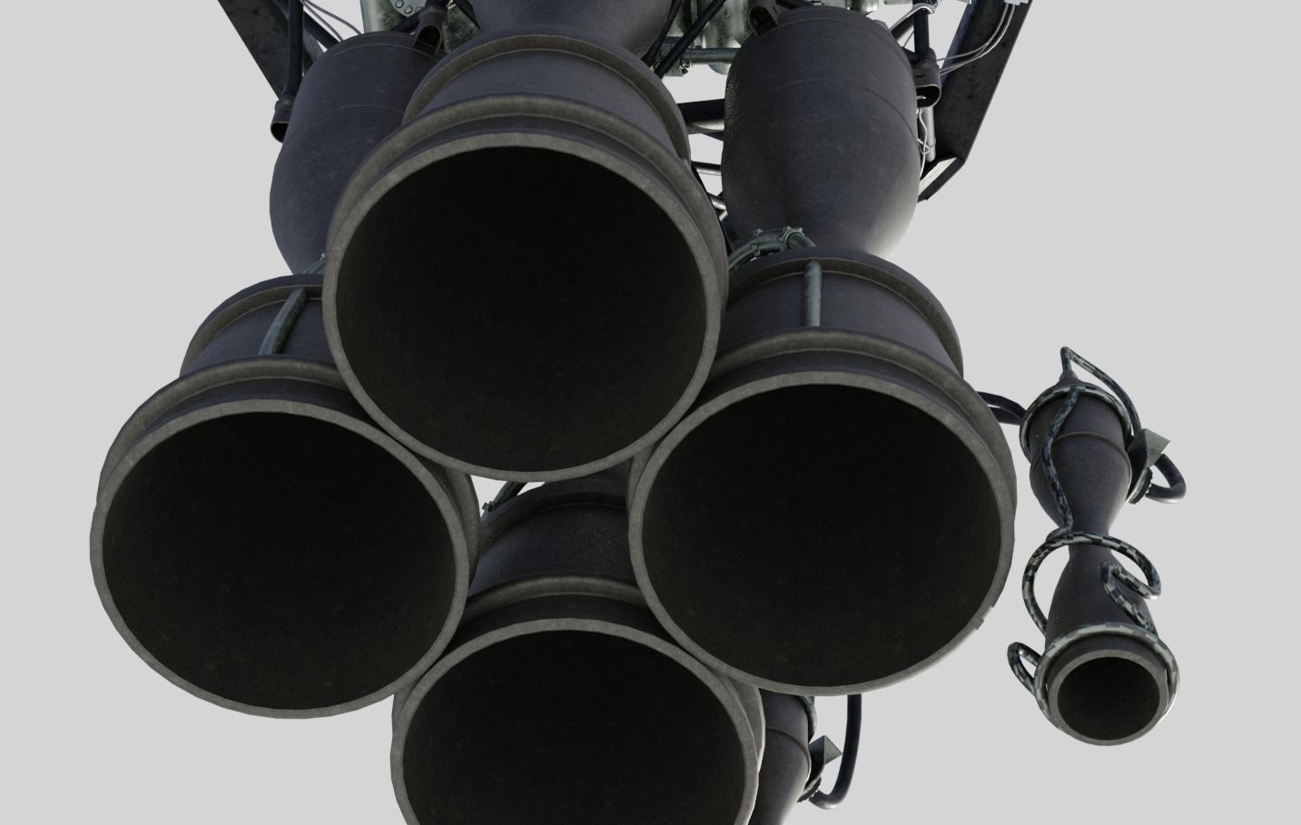 RD-108 Rocket engine 3D model_15