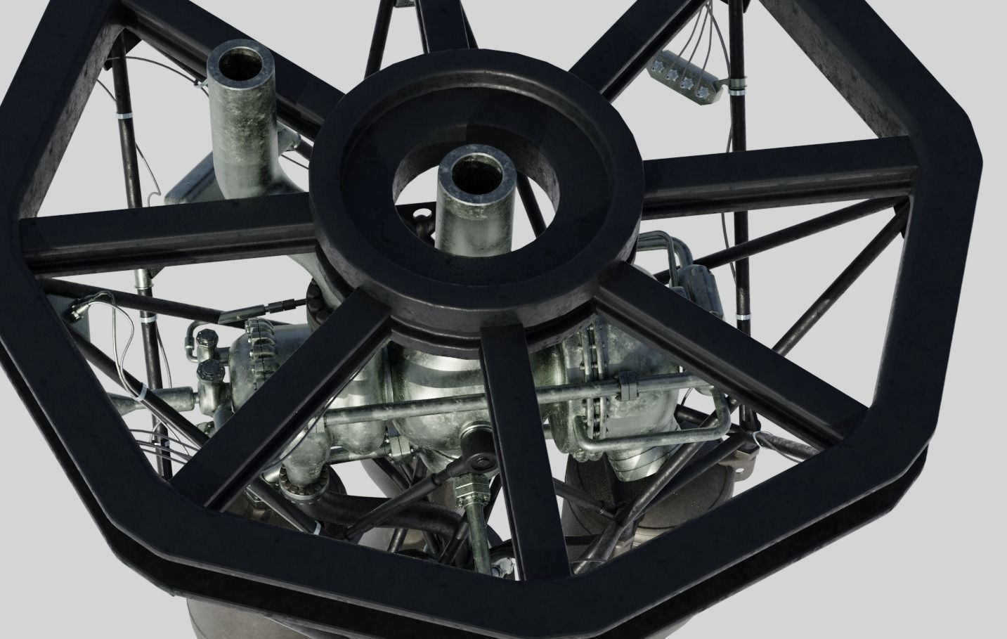 RD-108 Rocket engine 3D model_19