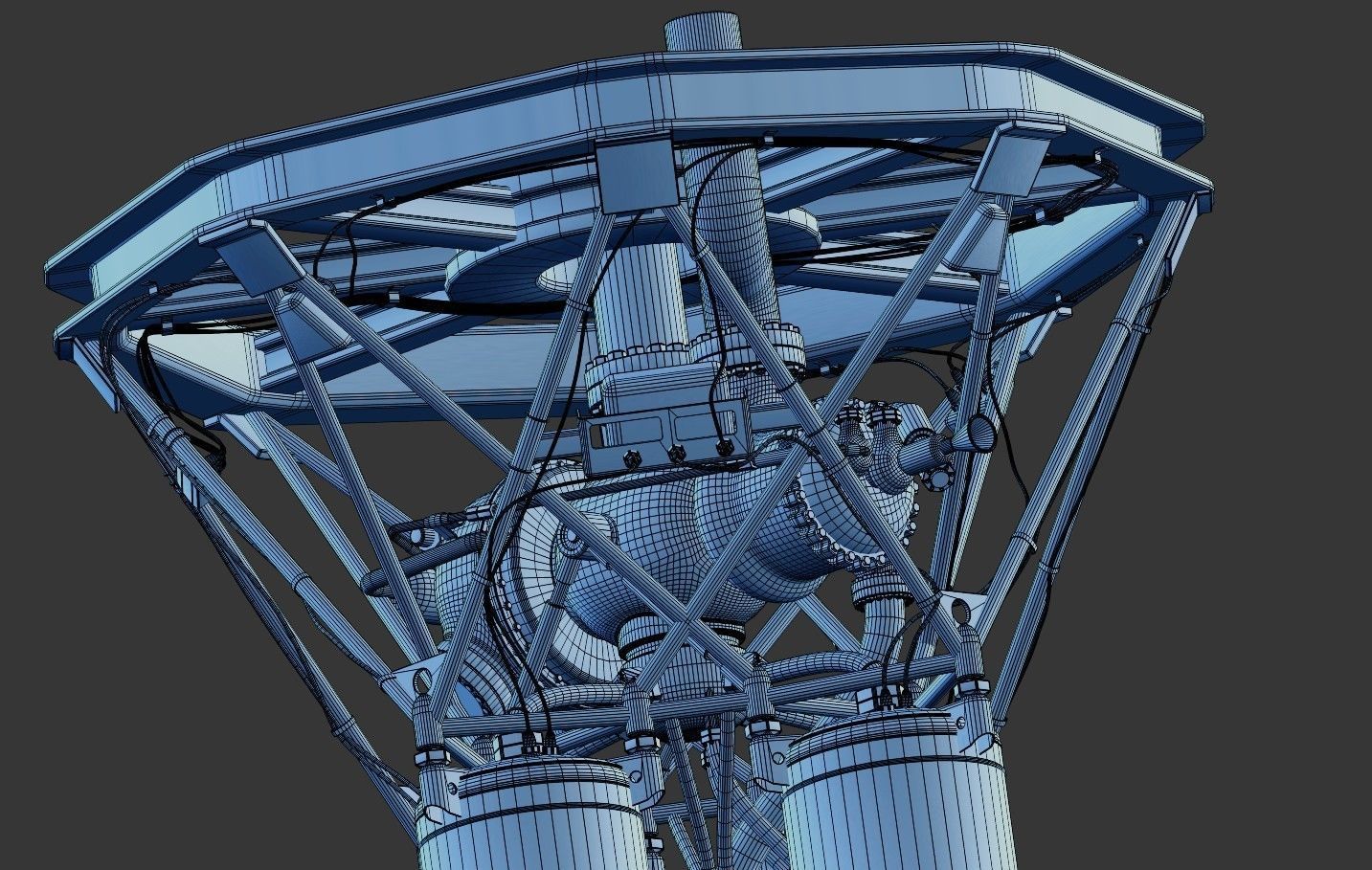 RD-108 Rocket engine 3D model_28