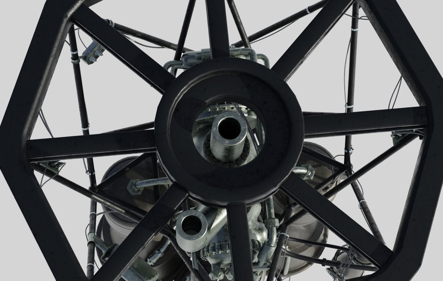 RD-108 Rocket engine 3D model_18