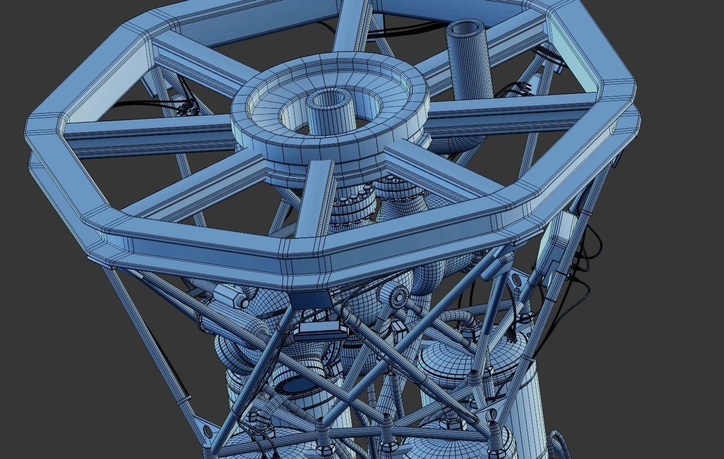 RD-108 Rocket engine 3D model_30