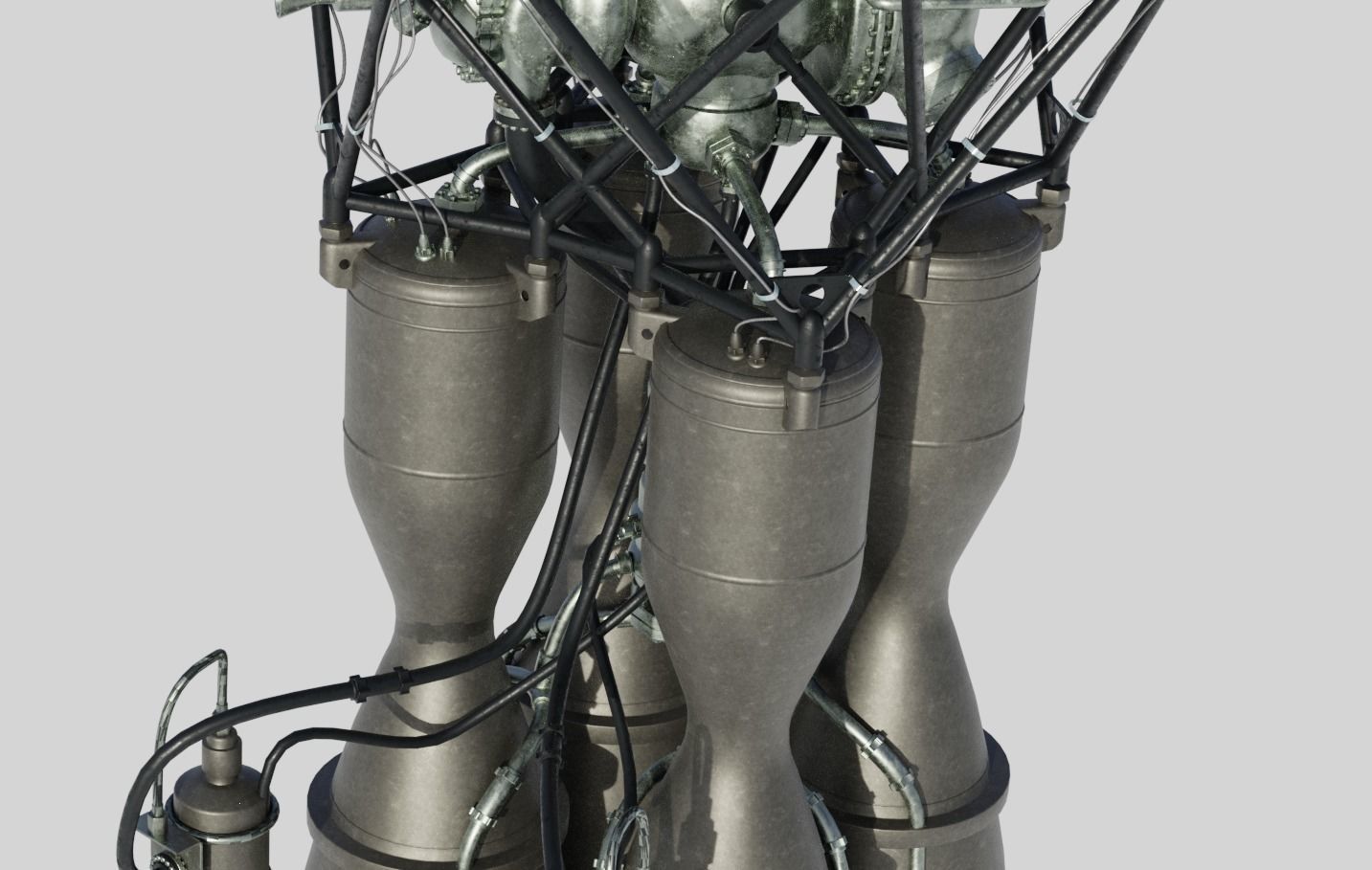 RD-108 Rocket engine 3D model_11