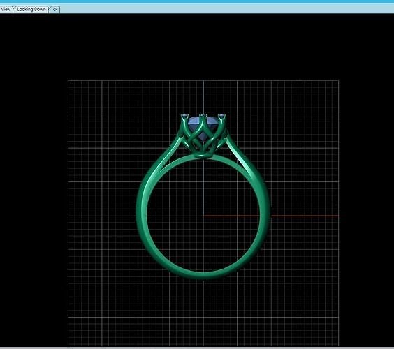 solitaire rings WHITEFLASH 3D print model
