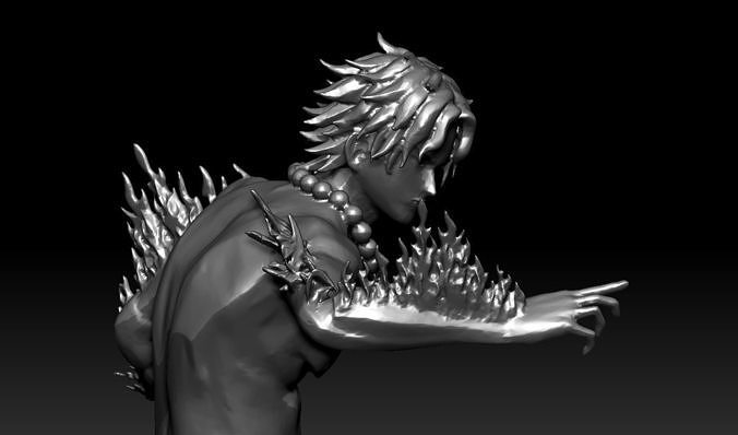 One piece Portgas D Ace 3D print model