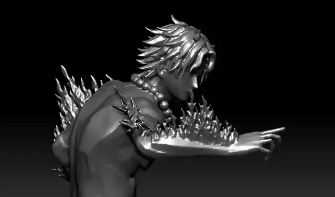 One piece Portgas D Ace 3D print model