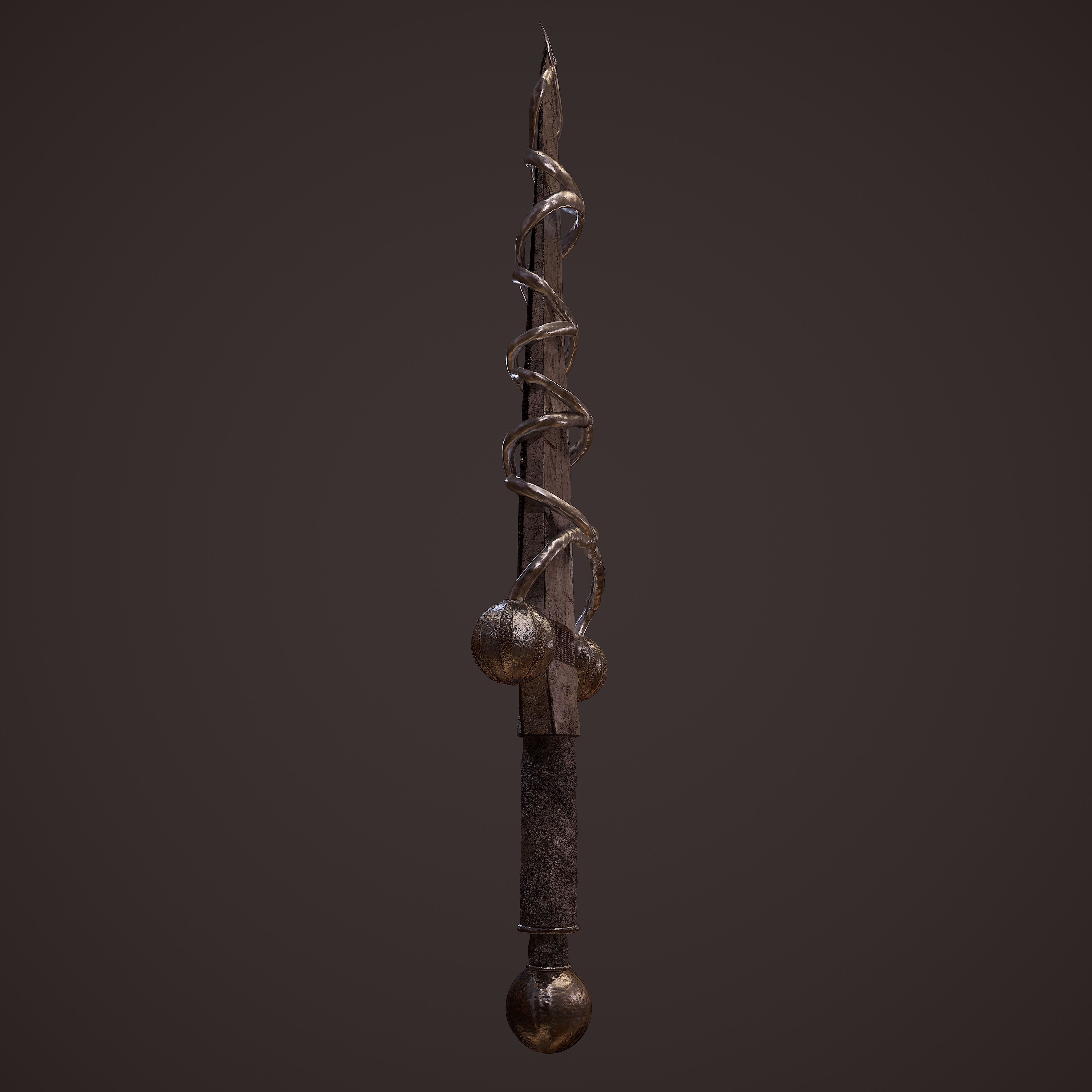 Fantasy Dagger 3D model_7