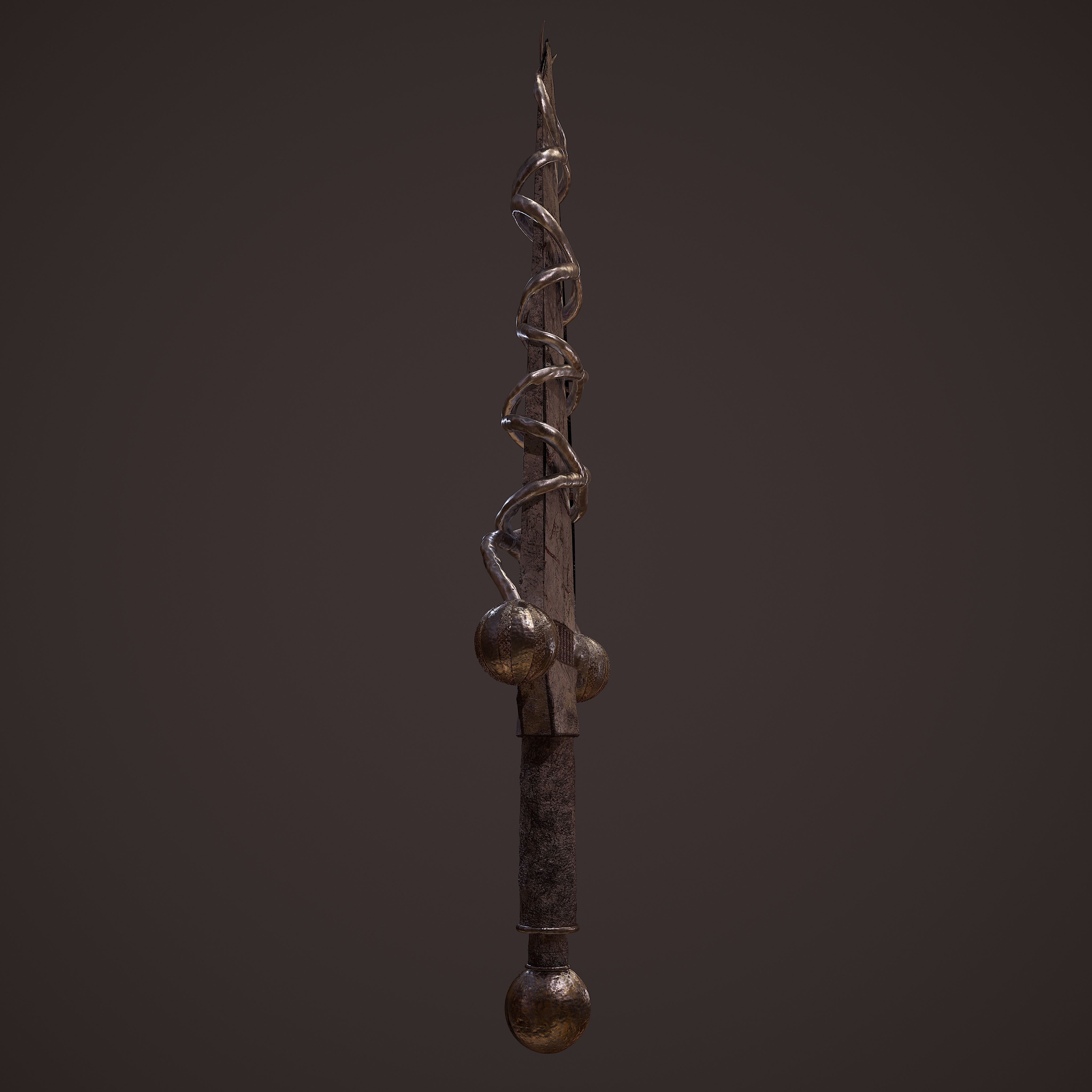 Fantasy Dagger 3D model_3