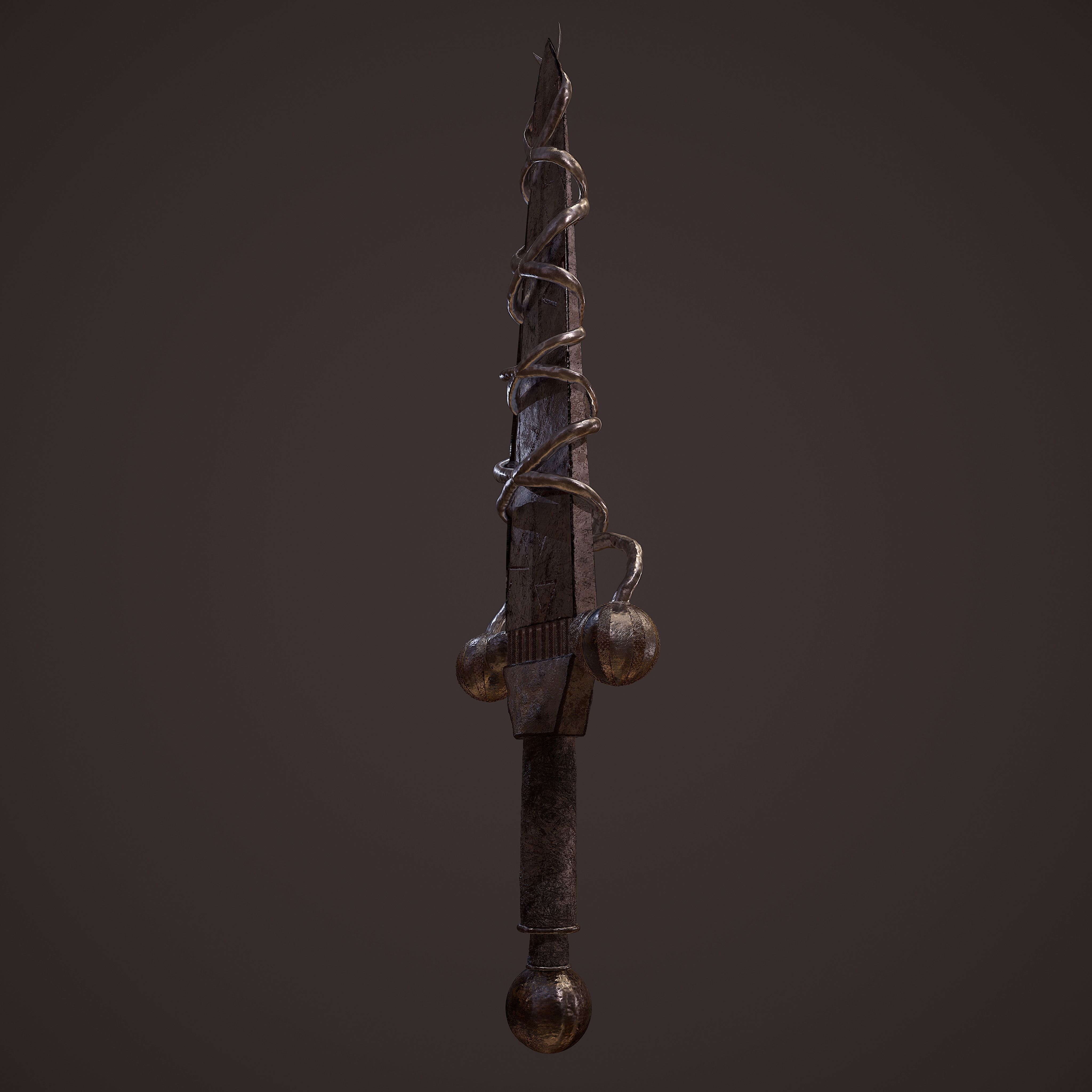 Fantasy Dagger 3D model_8