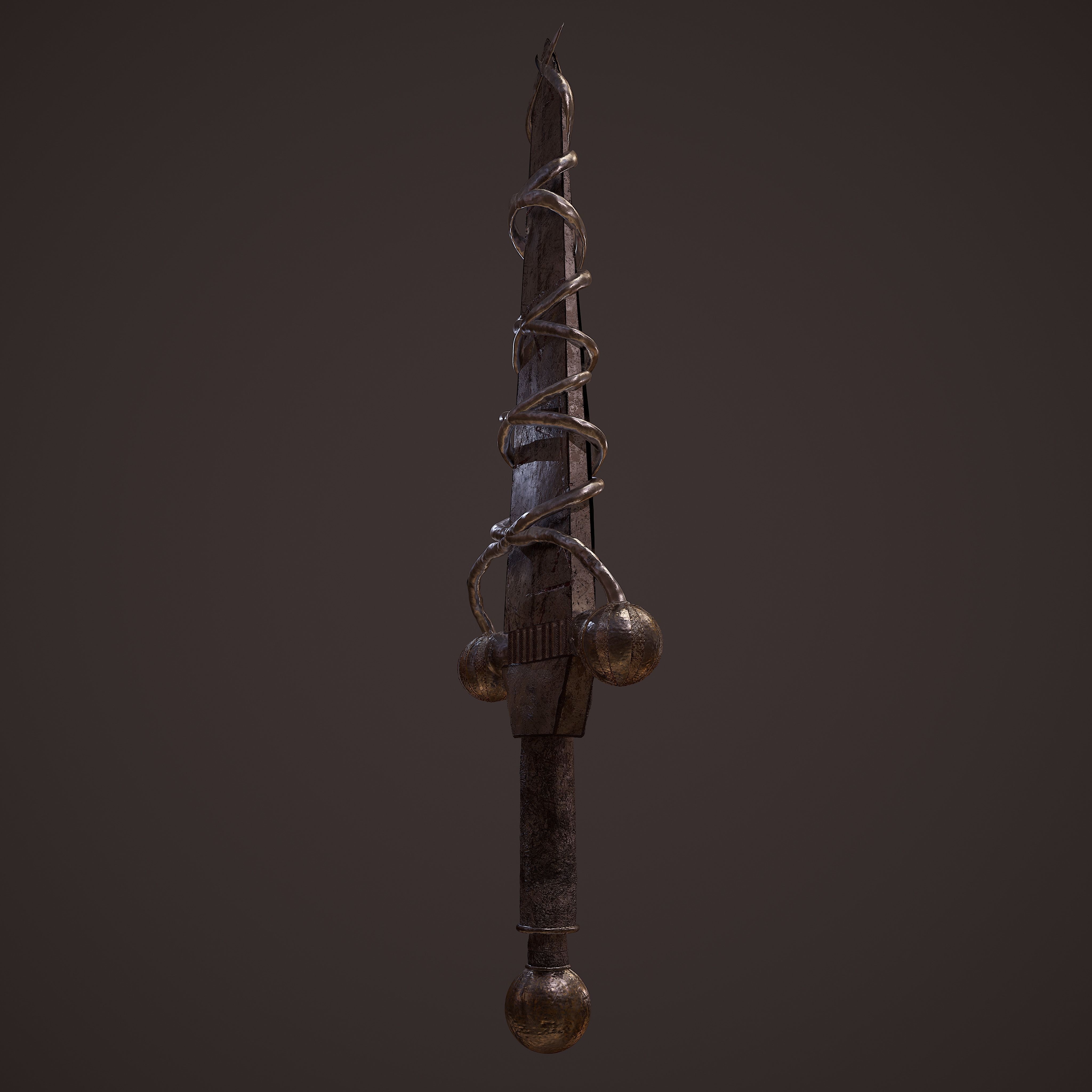 Fantasy Dagger 3D model_4