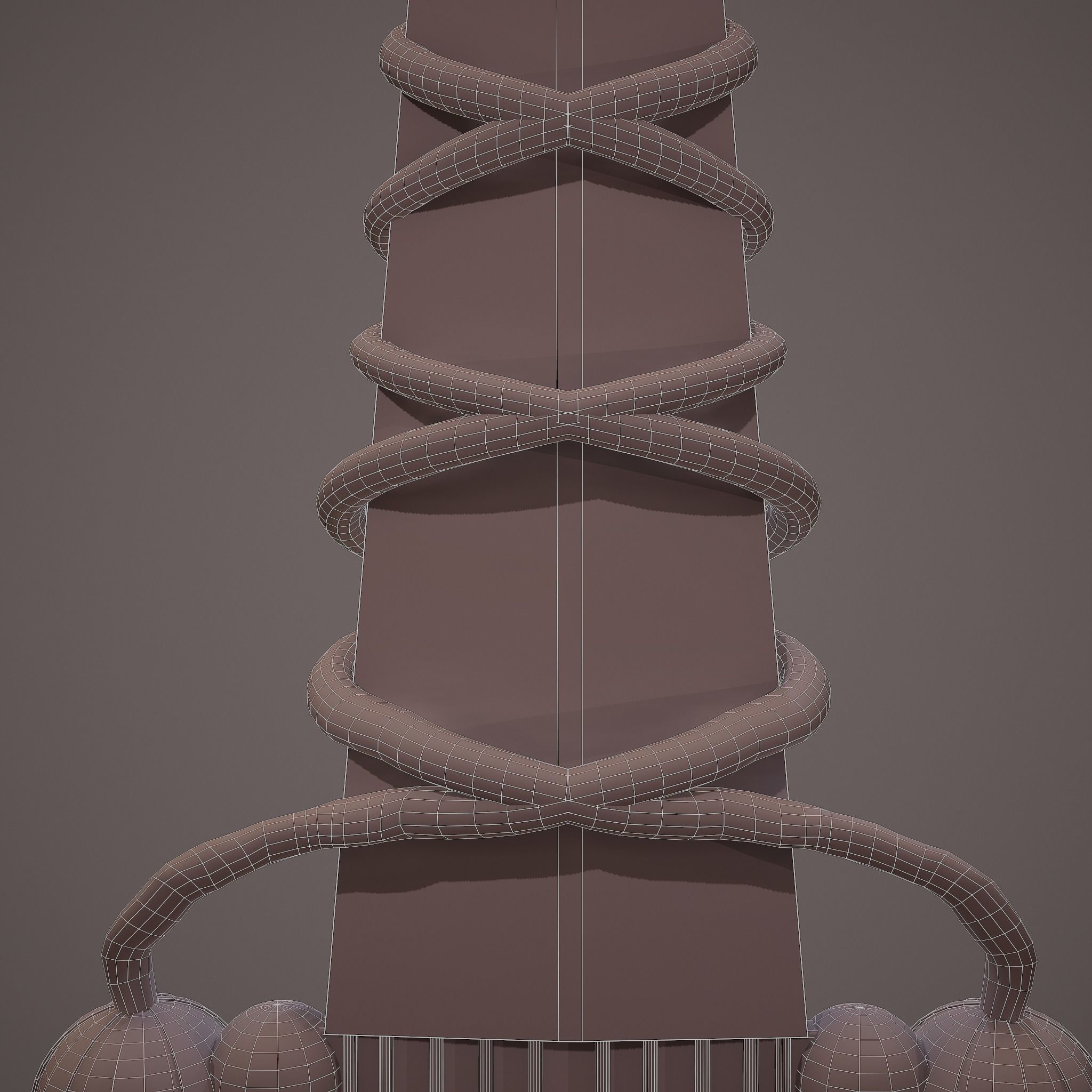 Fantasy Dagger 3D model_16