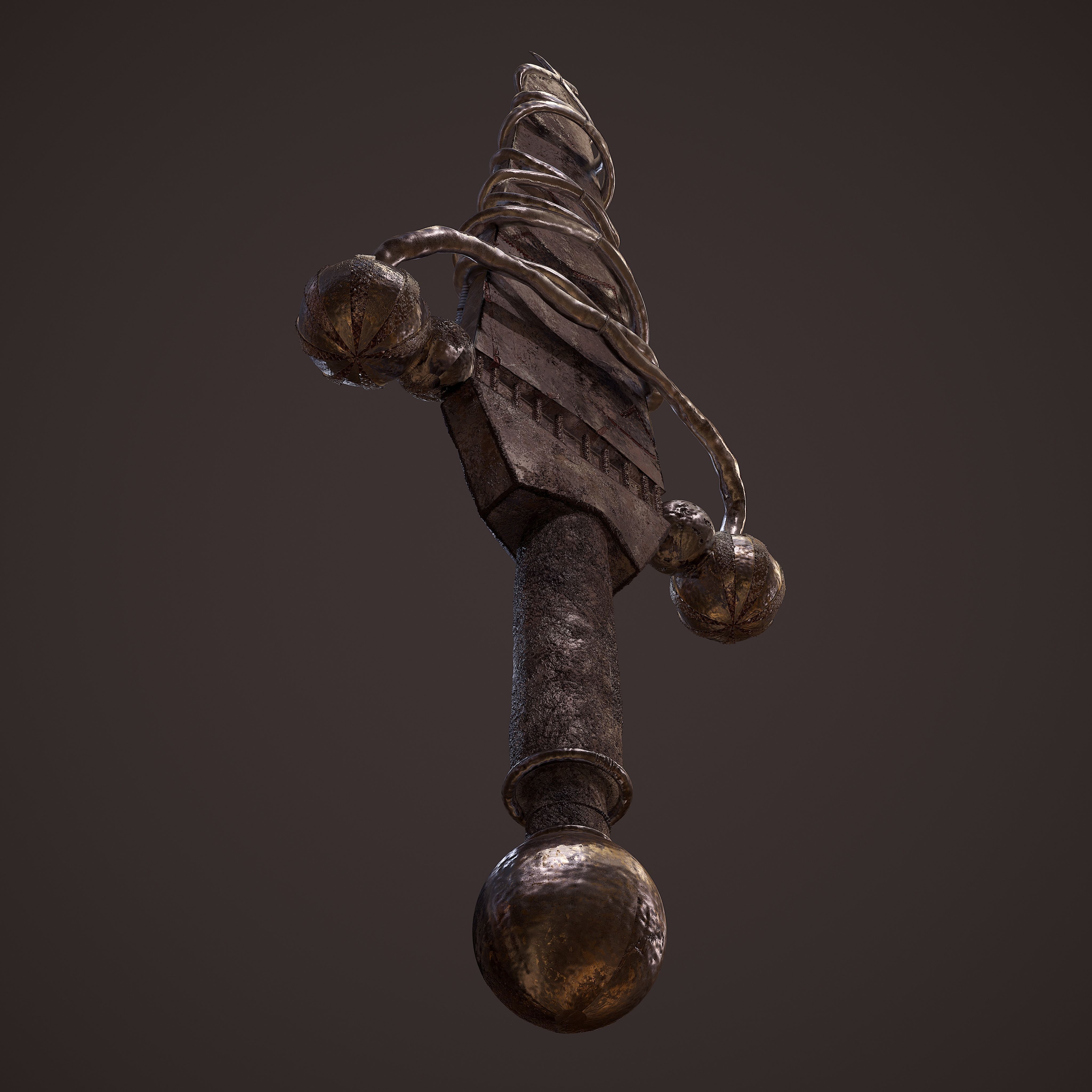 Fantasy Dagger 3D model_11