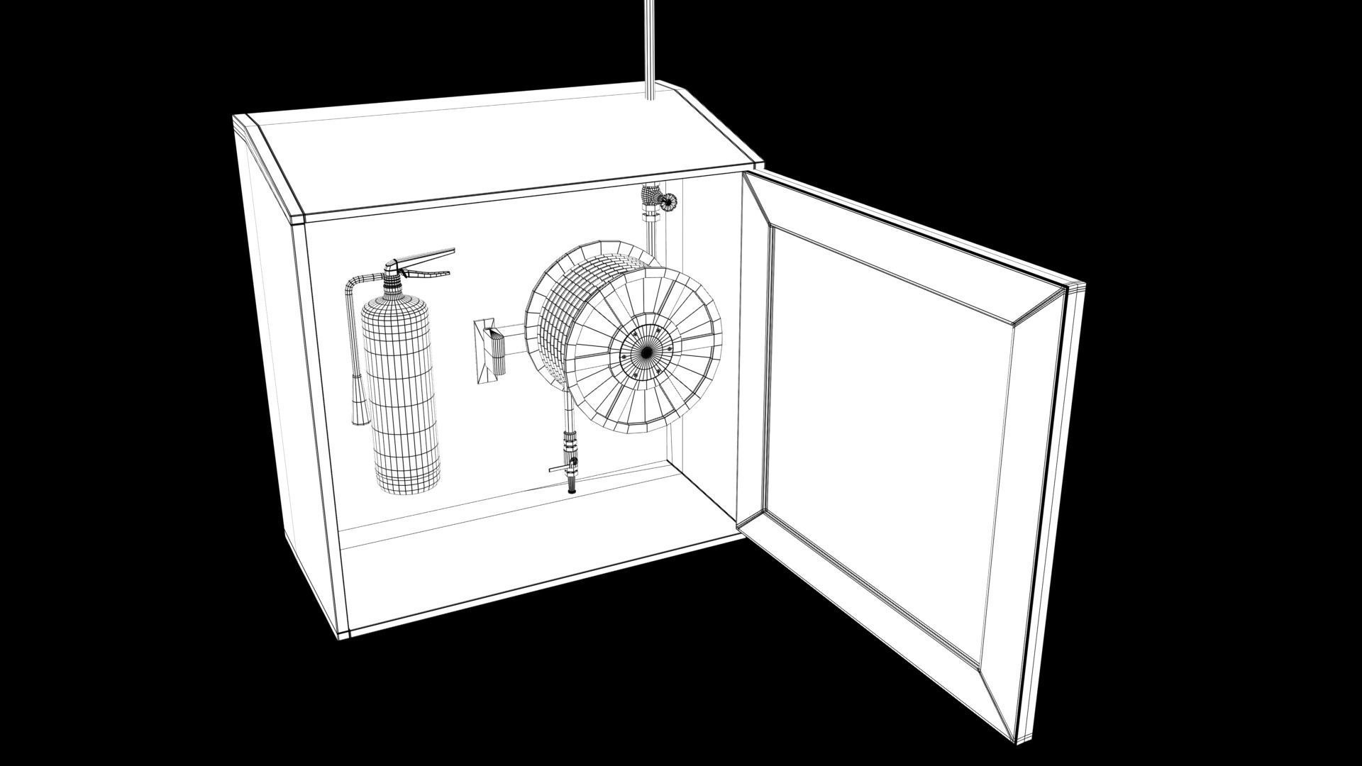 Industrial Fire Equipment model 3D model_2