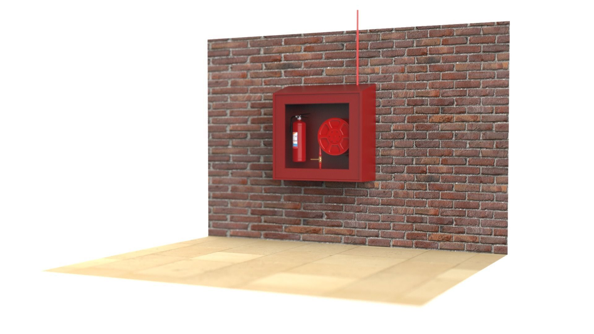 Industrial Fire Equipment model 3D model_3