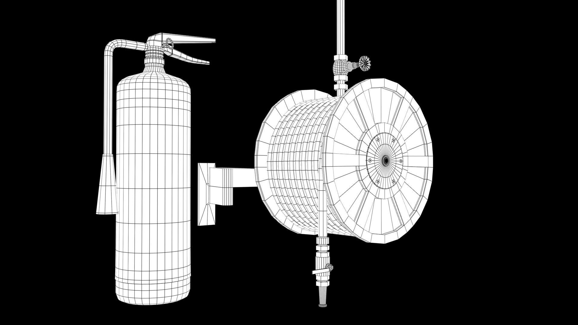 Industrial Fire Equipment model 3D model_4