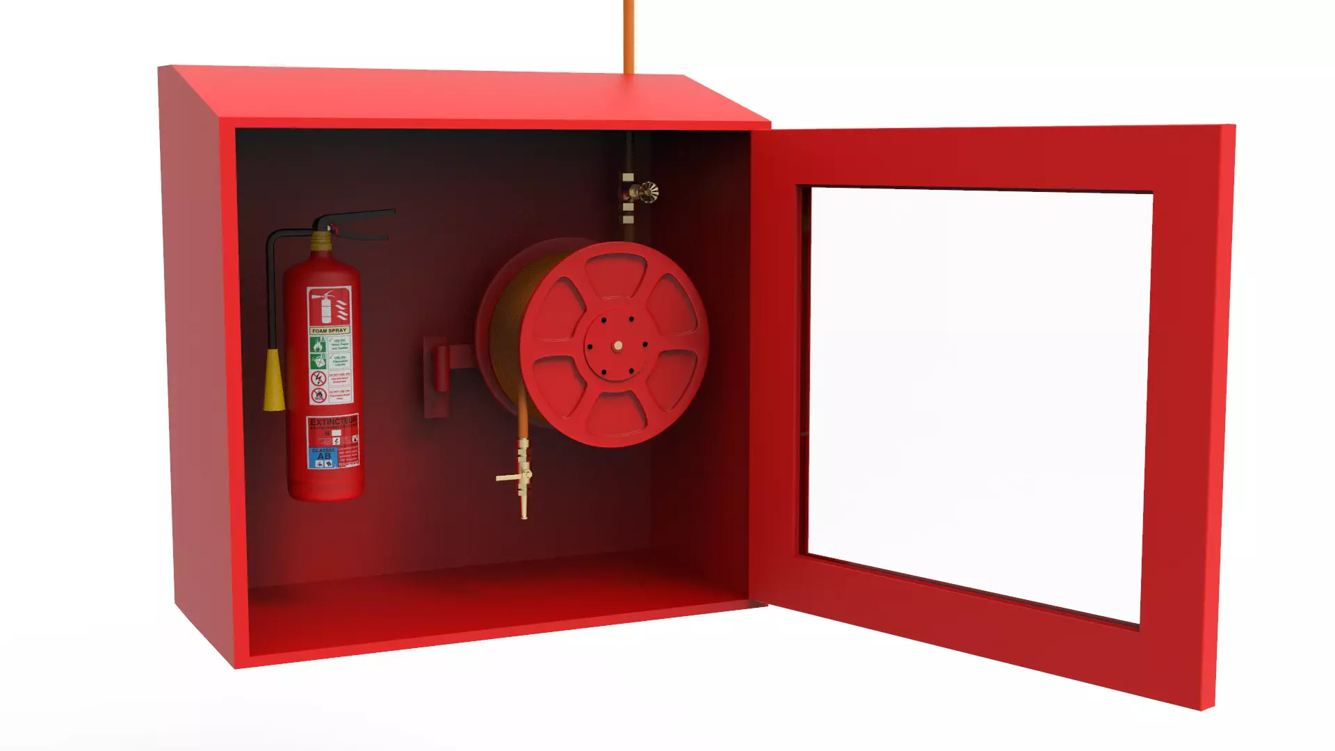 Industrial Fire Equipment model 3D model_0