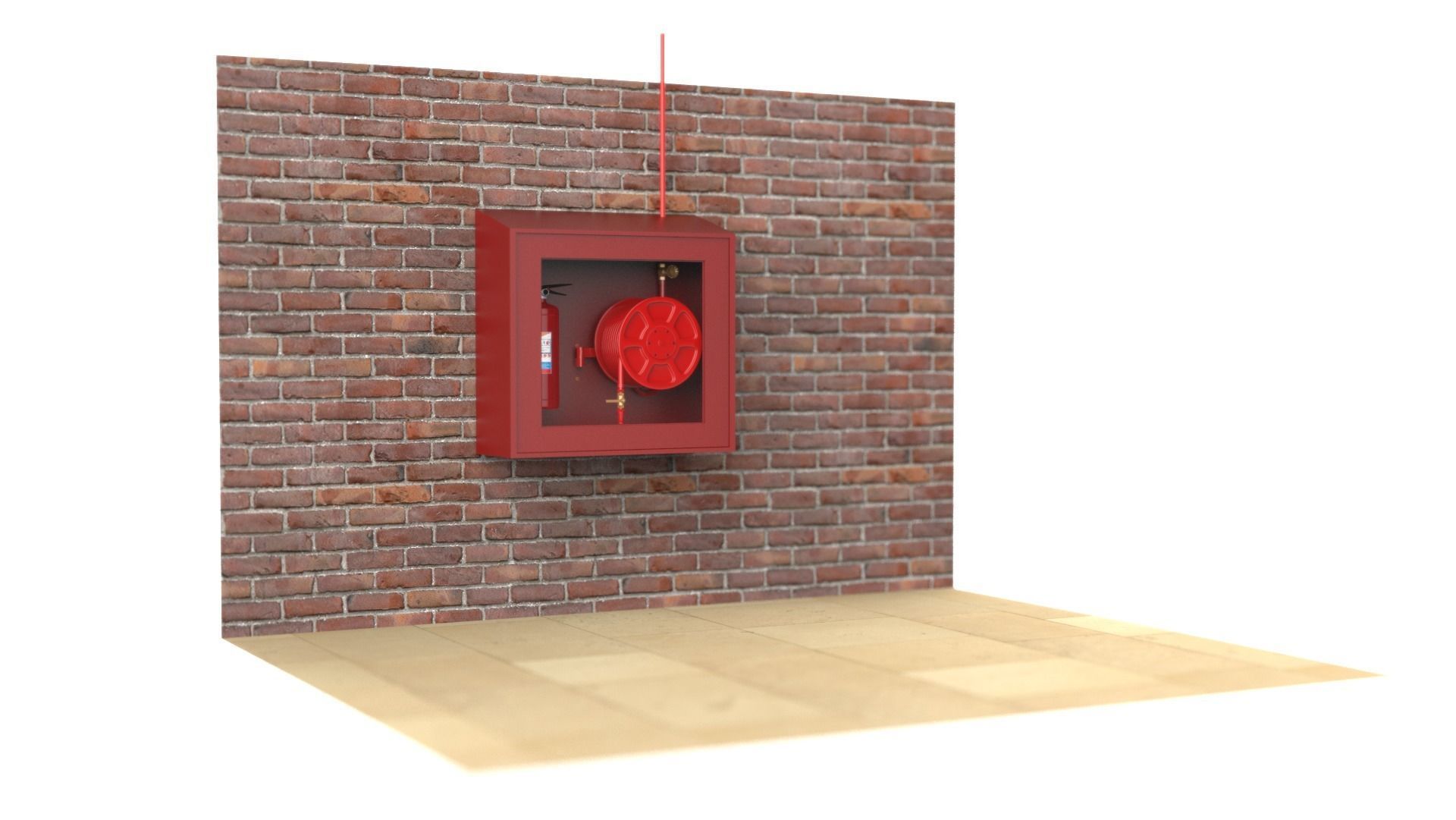 Industrial Fire Equipment model 3D model_1