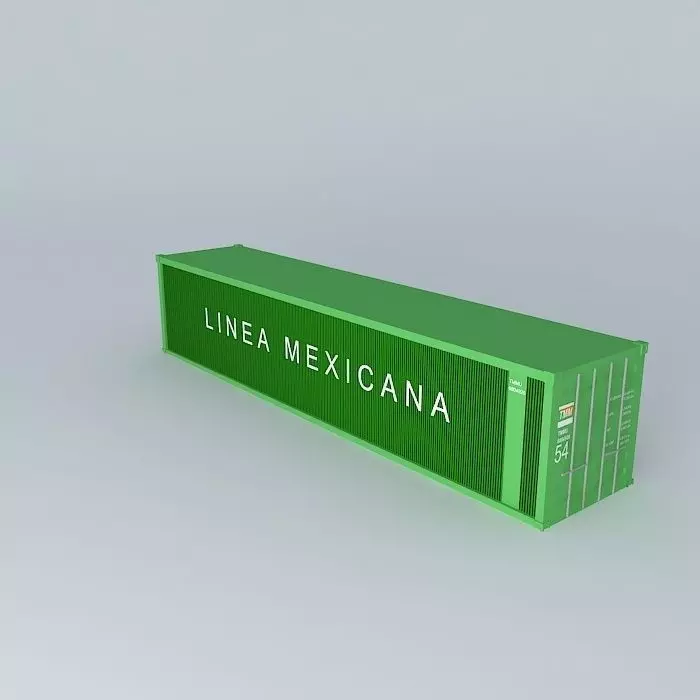 Mexican Container Line Free 3D model