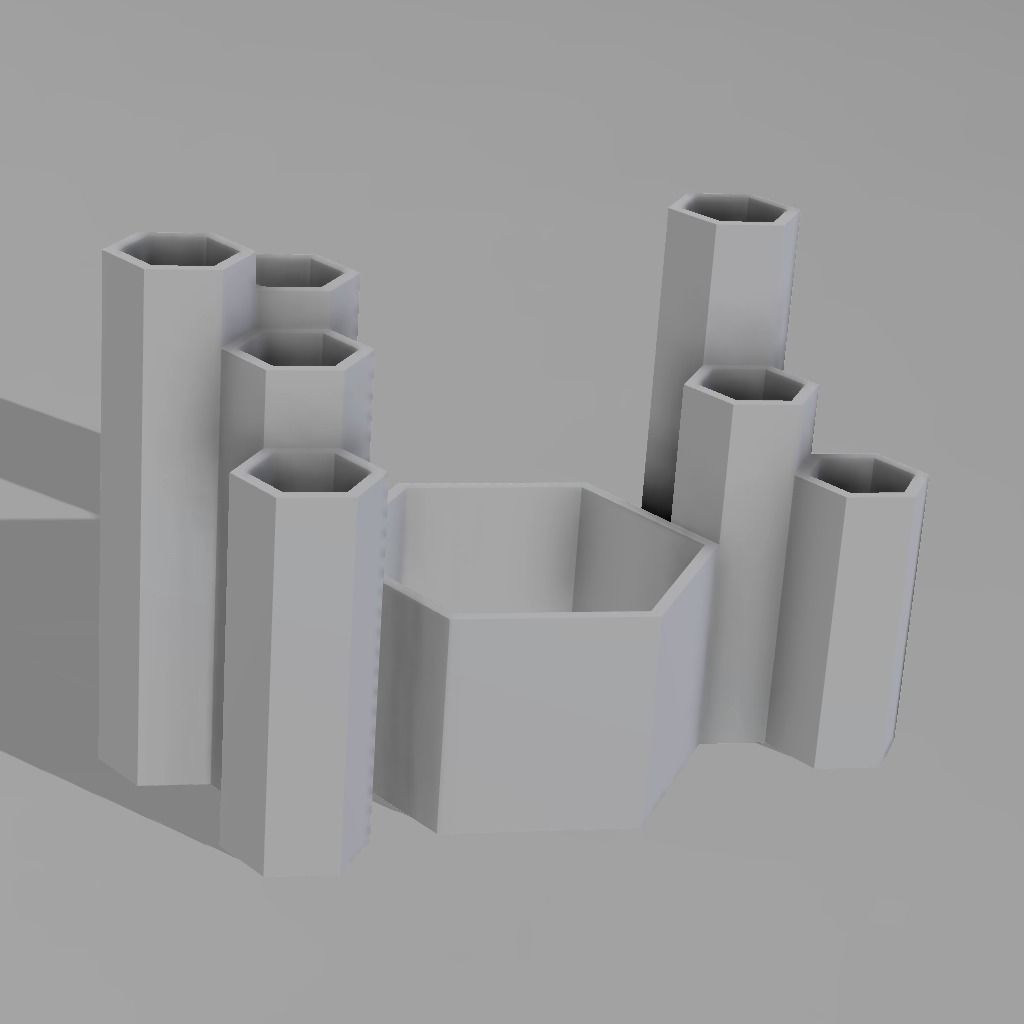 Pen - Pencil Holder 3D print model_5