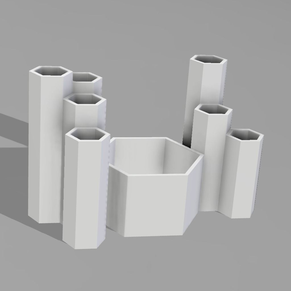 Pen - Pencil Holder 3D print model_2