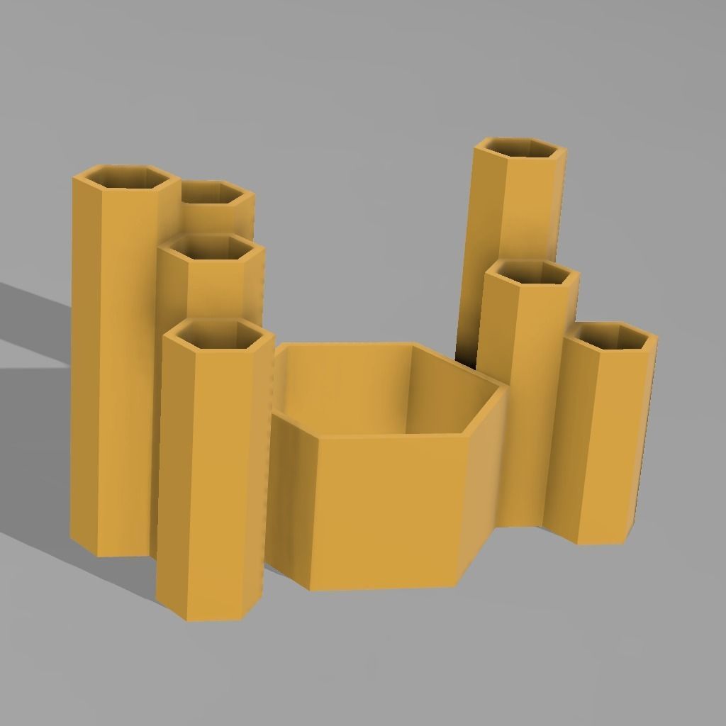 Pen - Pencil Holder 3D print model_4
