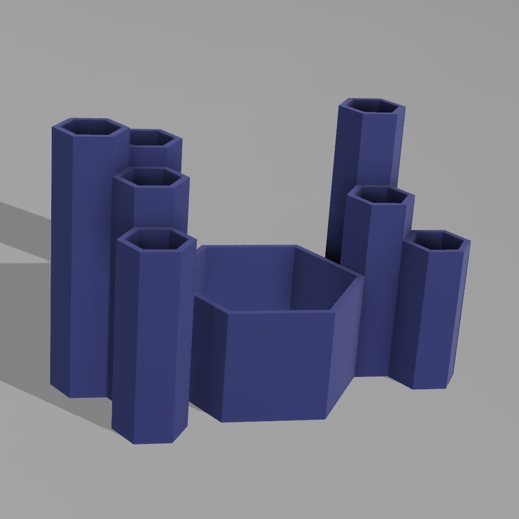 Pen - Pencil Holder 3D print model_3