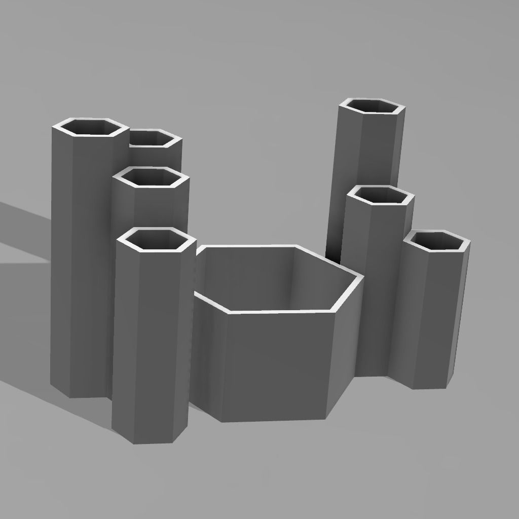 Pen - Pencil Holder 3D print model_6