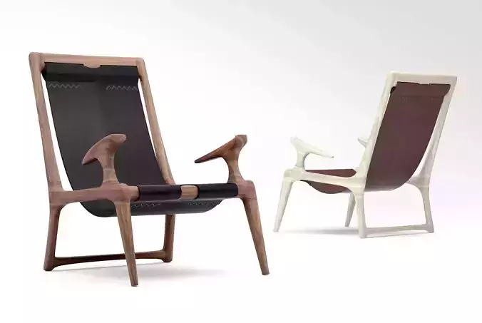 Fernweh Woodworking Sling armchair