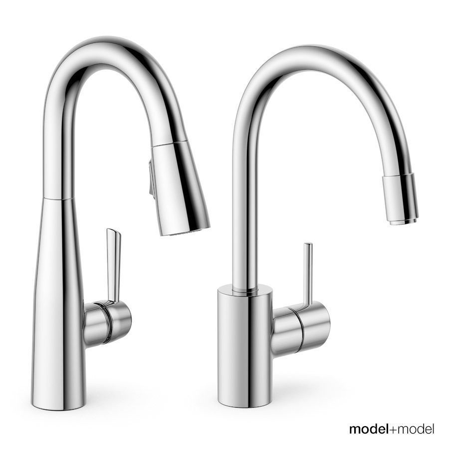 Modern taps 3D model_1
