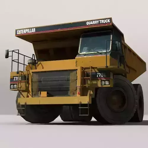 Dumper Truck Low-poly 3D model