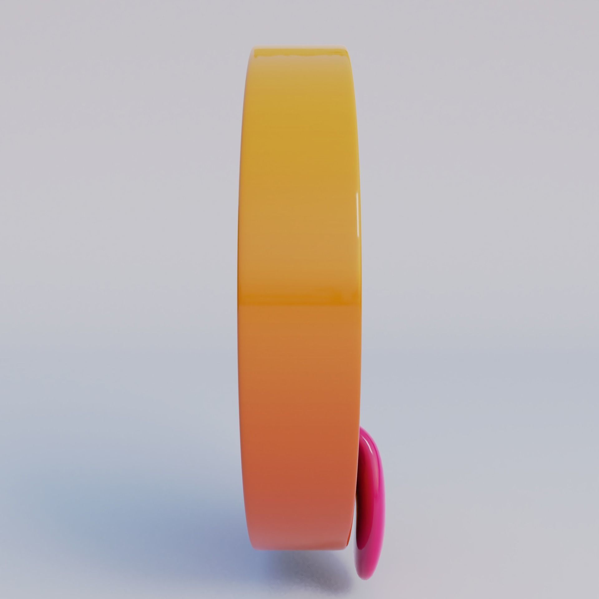 Zany Face 3D Emoji Low-poly 3D model_3