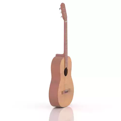 3D Miniature Model of Classical Guitar