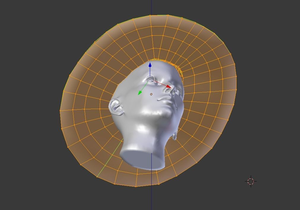 Old Black leather witch hat with removable strap Low-poly 3D model_8