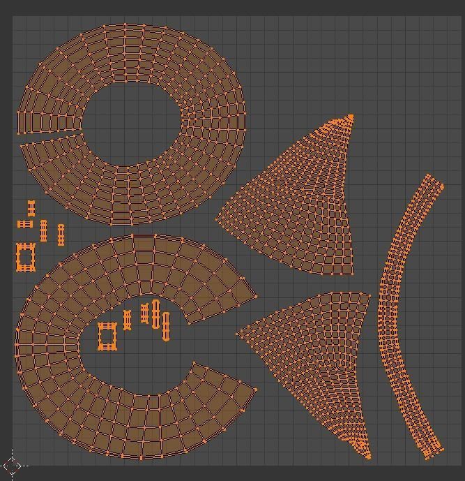 Old Black leather witch hat with removable strap Low-poly 3D model_10