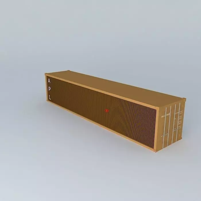 Old and abandoned container Free 3D model_0