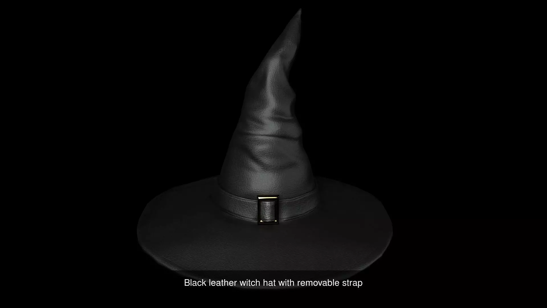 Witch hat with two texture variations 3D Model Collection_0