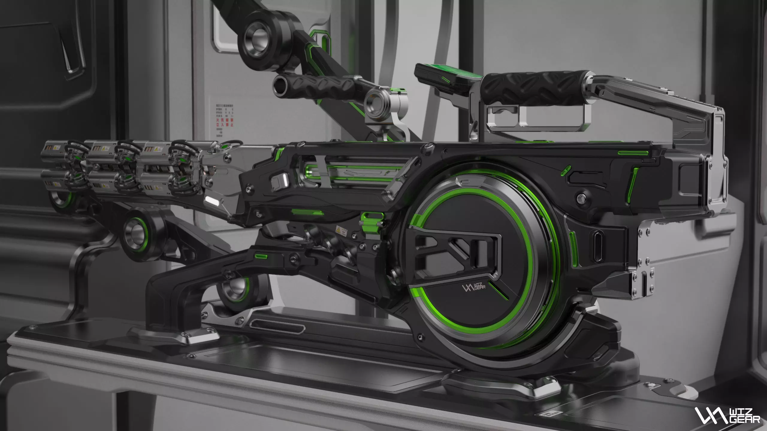 Concept Electron Pulse Cannon 3D model_0