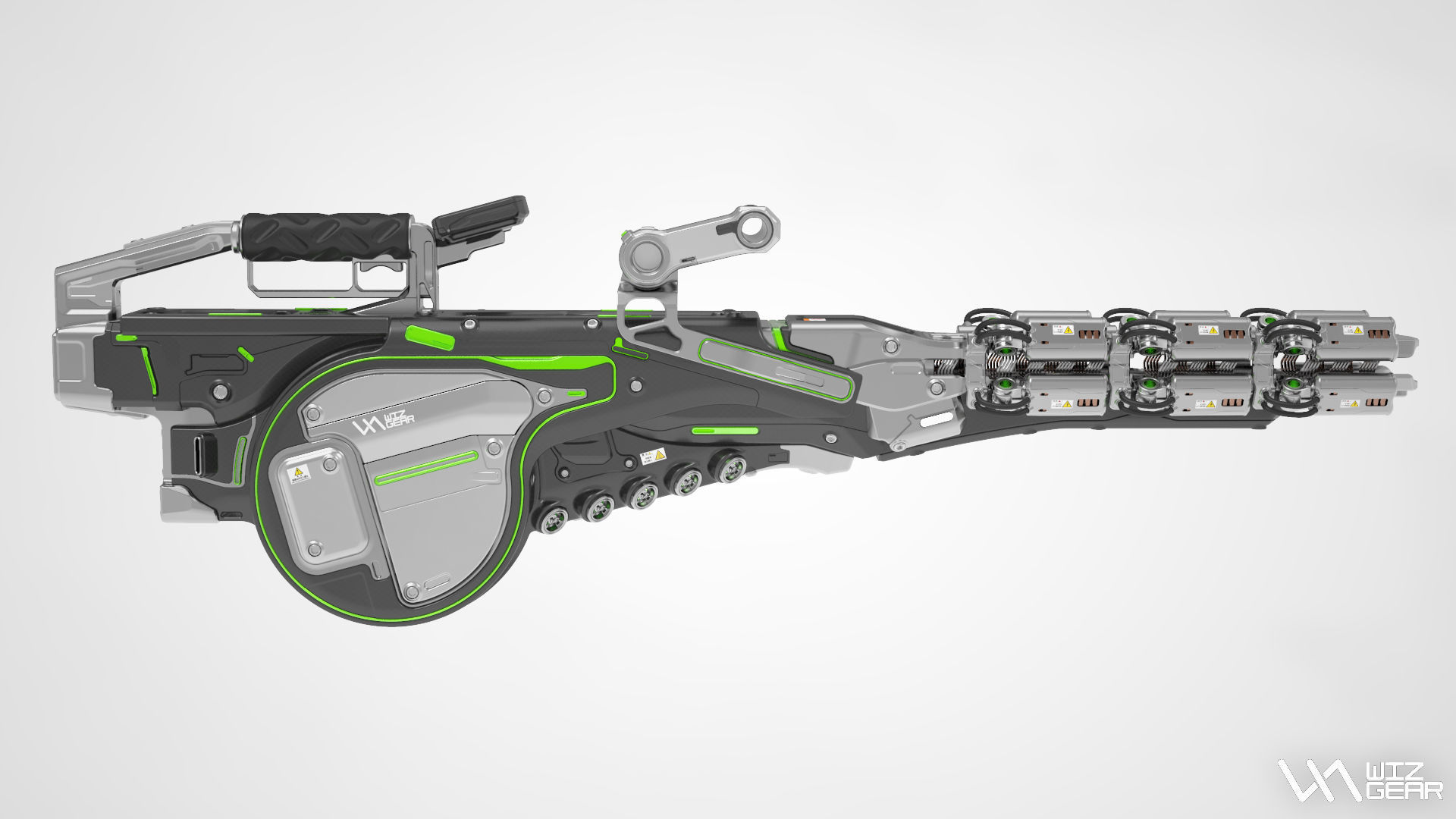 Concept Electron Pulse Cannon 3D model_4