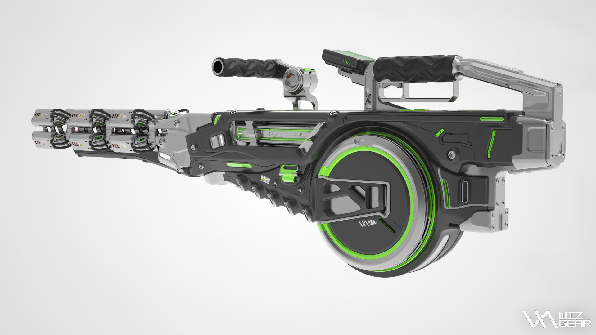 Concept Electron Pulse Cannon 3D model_6