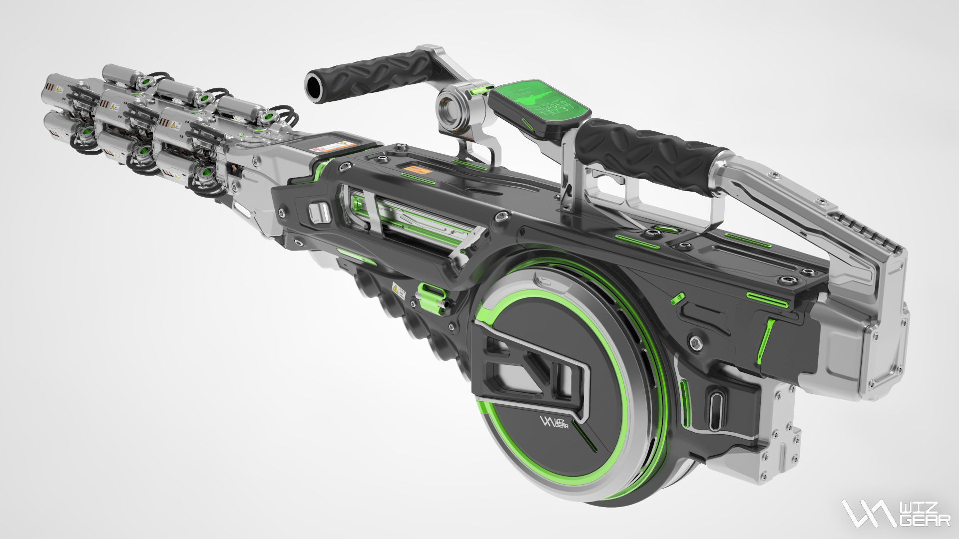 Concept Electron Pulse Cannon 3D model_5