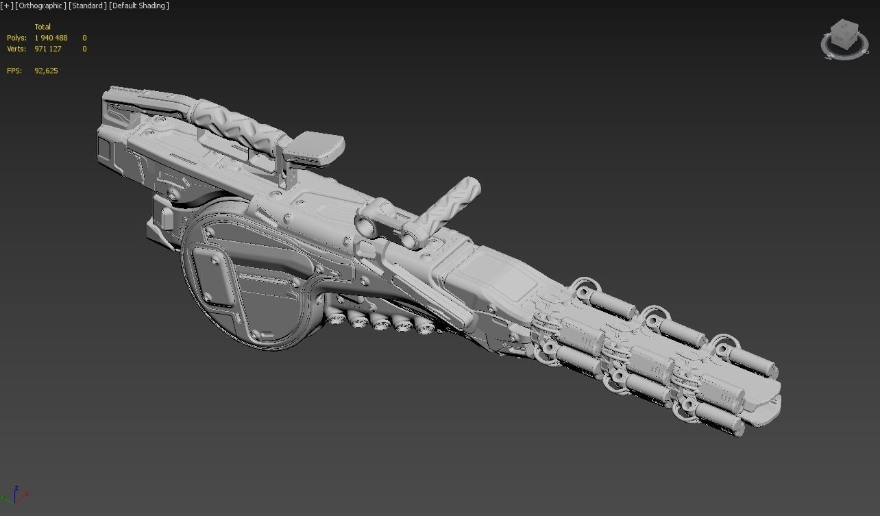 Concept Electron Pulse Cannon 3D model_12