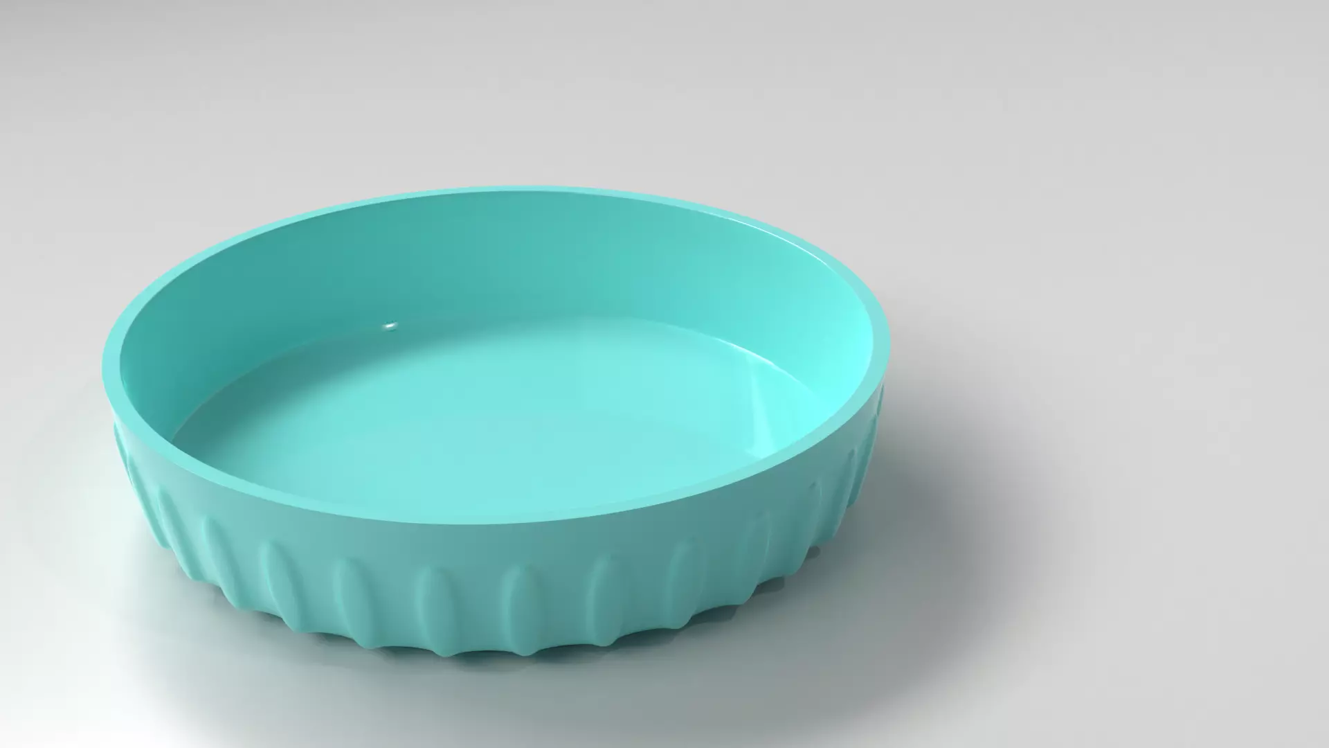 Plate 2 pet bowl 3D model_0