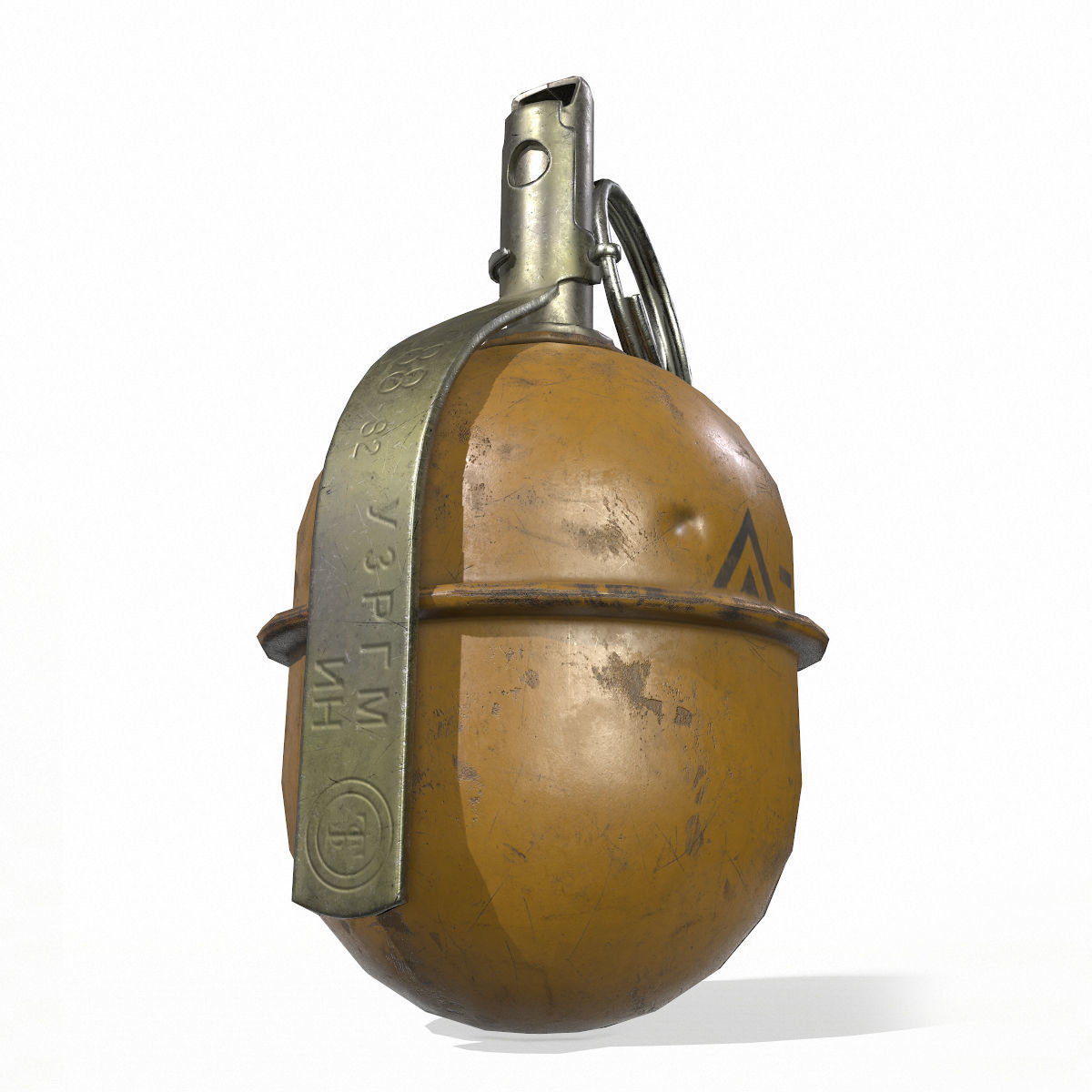 RGD-5 Grenade Low-poly 3D model_7