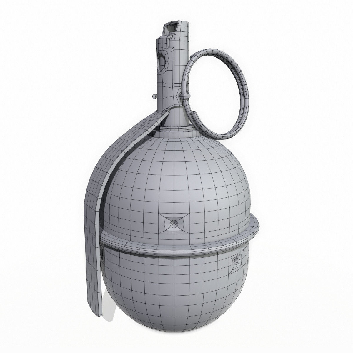 RGD-5 Grenade Low-poly 3D model_12