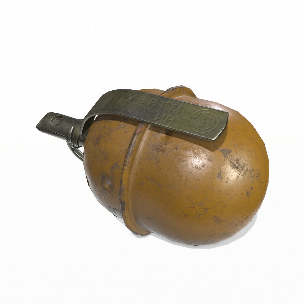 RGD-5 Grenade Low-poly 3D model_8