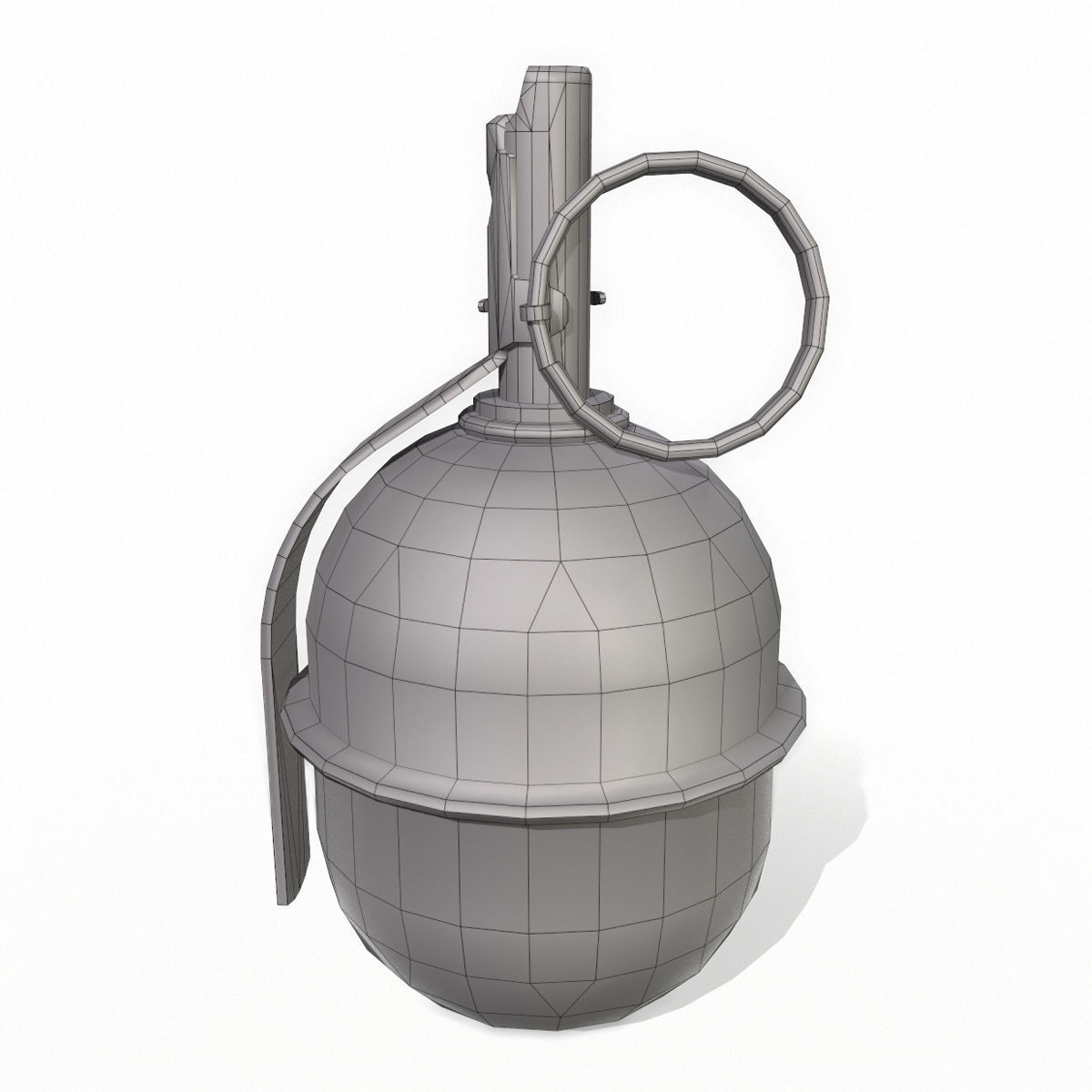 RGD-5 Grenade Low-poly 3D model_10