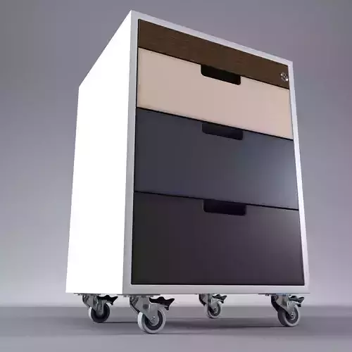 Janua SC30 Office Table Low-poly 3D model