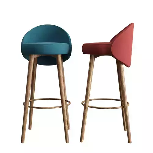 Velvet Bar Stool